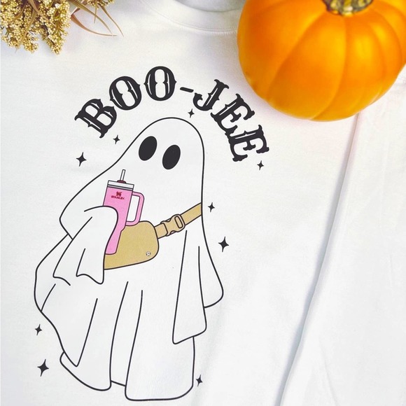 Boo Jee Crewneck White - Picture 1 of 4